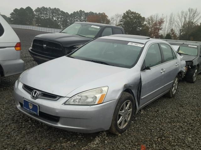 1HGCM66873A091222 - 2003 HONDA ACCORD EX SILVER photo 2