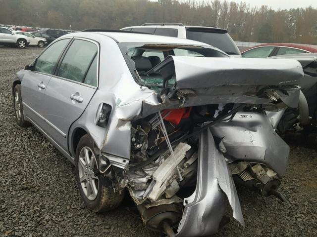 1HGCM66873A091222 - 2003 HONDA ACCORD EX SILVER photo 3