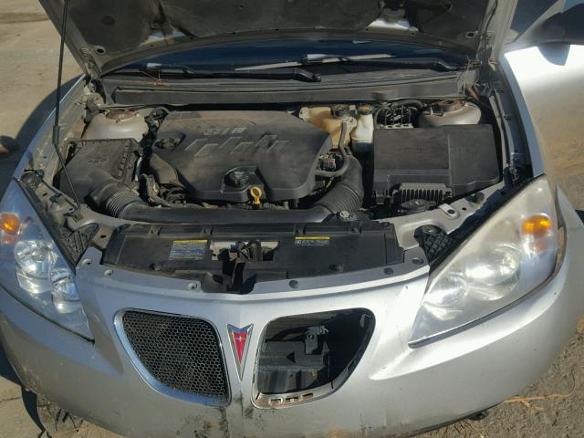 1G2ZH18N474239189 - 2007 PONTIAC G6 GT SILVER photo 7