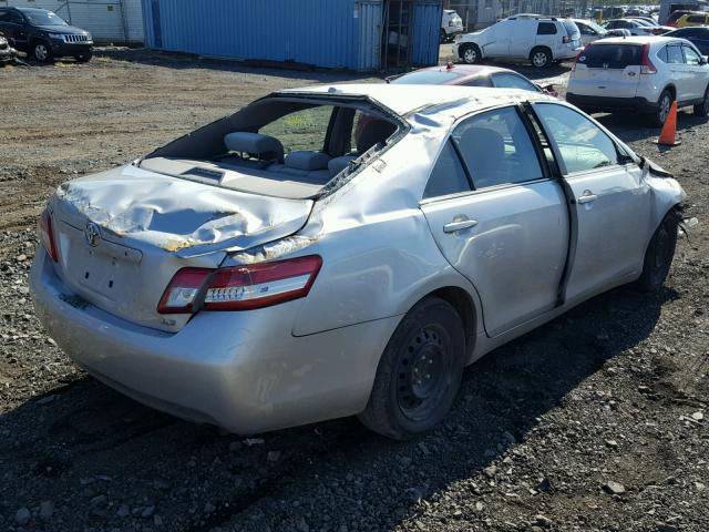 4T1BF3EKXBU615004 - 2011 TOYOTA CAMRY BASE SILVER photo 4