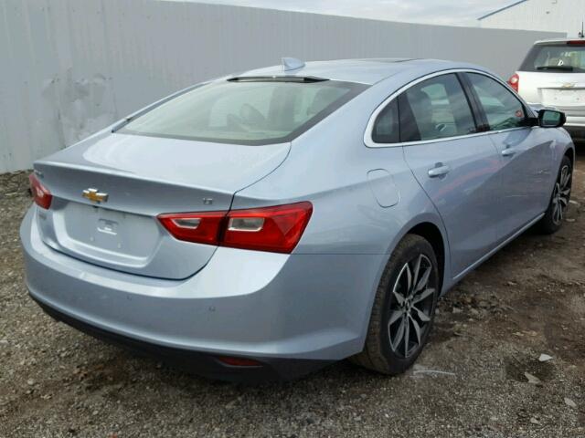 1G1ZE5ST5HF277368 - 2017 CHEVROLET MALIBU LT BLUE photo 4