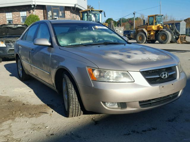 5NPEU46F38H353358 - 2008 HYUNDAI SONATA SE YELLOW photo 1