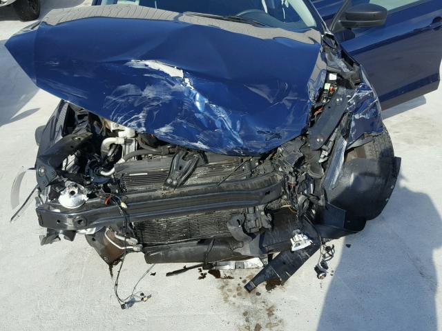 3VW2K7AJ8EM368611 - 2014 VOLKSWAGEN JETTA BASE BLUE photo 7