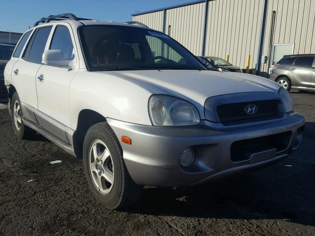 KM8SC13D13U452469 - 2003 HYUNDAI SANTA FE G WHITE photo 1