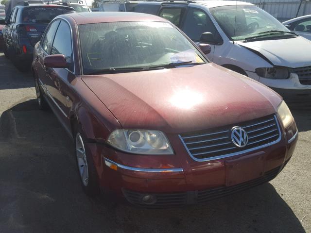 WVWRH63B04P059269 - 2004 VOLKSWAGEN PASSAT GLX 勃艮第红 照片 1