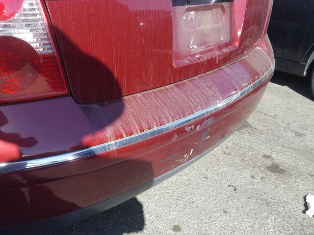 WVWRH63B04P059269 - 2004 VOLKSWAGEN PASSAT GLX 勃艮第红 照片 10