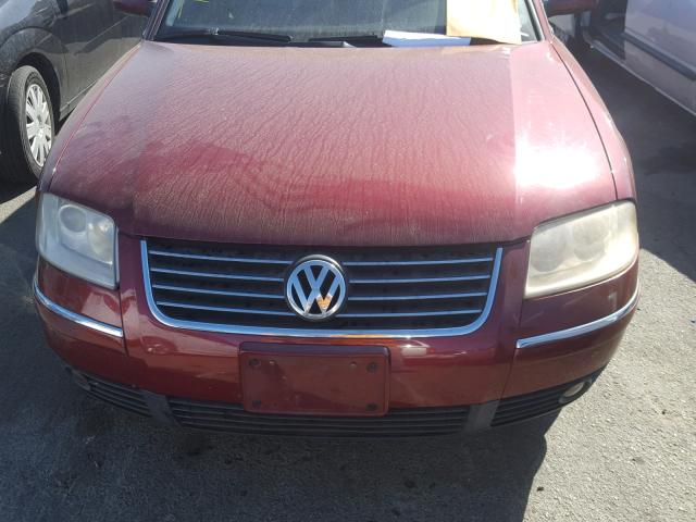 WVWRH63B04P059269 - 2004 VOLKSWAGEN PASSAT GLX 勃艮第红 照片 7