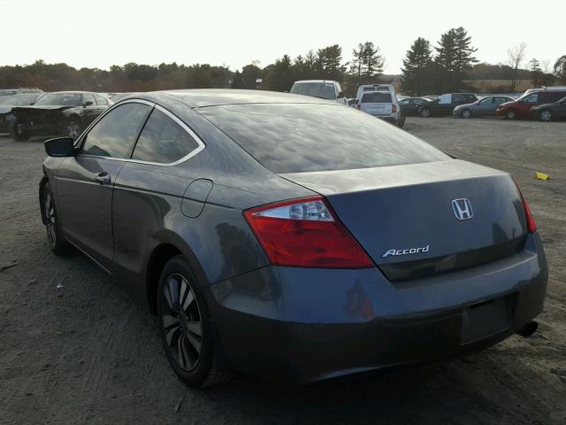 1HGCS1B79AA006495 - 2010 HONDA ACCORD EX GRAY photo 3