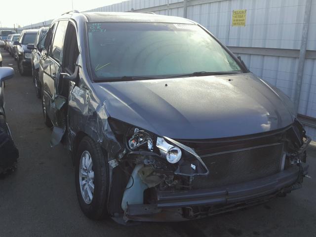 5FNRL3H78AB094312 - 2010 HONDA ODYSSEY EX GRAY photo 1