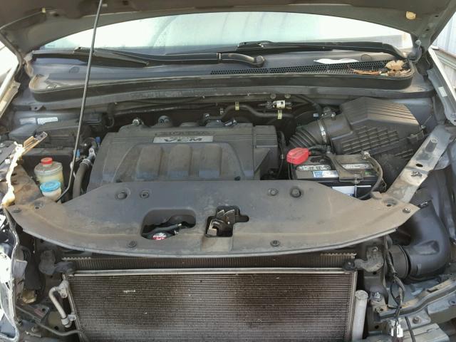 5FNRL3H78AB094312 - 2010 HONDA ODYSSEY EX GRAY photo 7