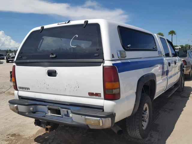 1GTHC23121F170160 - 2001 GMC SIERRA C25 WHITE photo 4