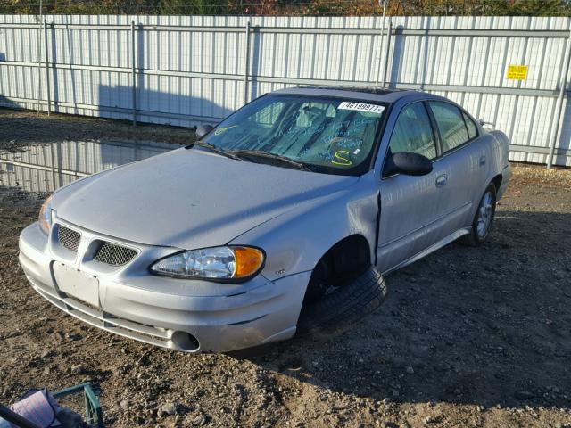 1G2NF52E04M704325 - 2004 PONTIAC GRAND AM S SILVER photo 2