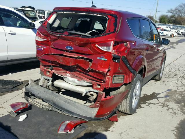 1FMCU0G9XEUA06020 - 2014 FORD ESCAPE SE MAROON photo 4