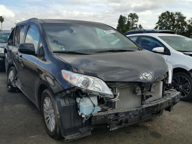 5TDYK3DC6GS765000 - 2016 TOYOTA SIENNA XLE BLACK photo 1