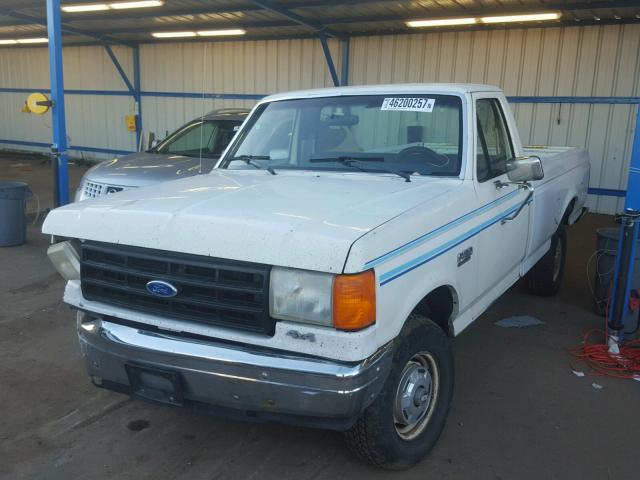 1FTEF14N2HKA43531 - 1987 FORD F150 WHITE photo 2