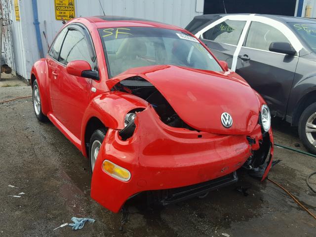 3VWDC21C11M428989 - 2001 VOLKSWAGEN NEW BEETLE 红色 照片 1