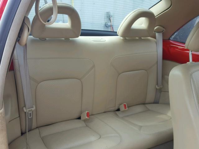 3VWDC21C11M428989 - 2001 VOLKSWAGEN NEW BEETLE 红色 照片 6