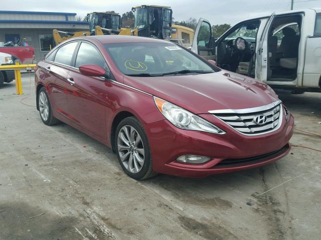 5NPEC4AC3BH272531 - 2011 HYUNDAI SONATA SE RED photo 1