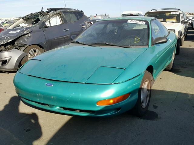 1ZVCT20A3P5132768 - 1993 FORD PROBE BASE TEAL photo 2