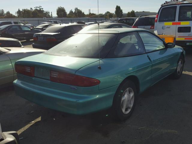 1ZVCT20A3P5132768 - 1993 FORD PROBE BASE TEAL photo 4
