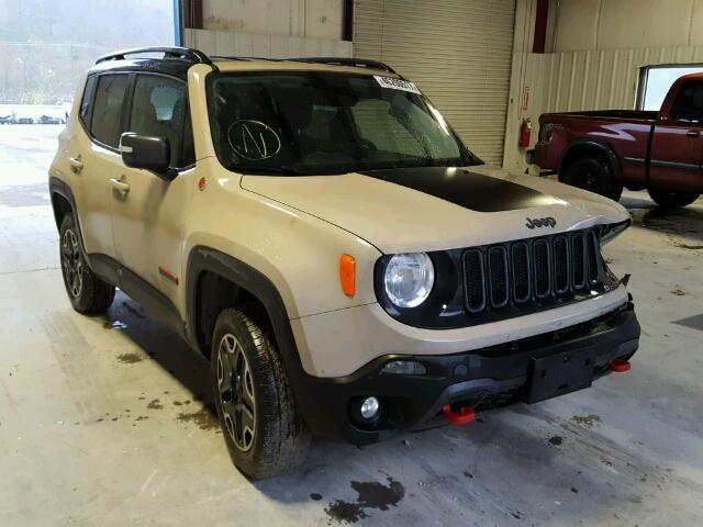 ZACCJBCT5GPD76161 - 2016 JEEP RENEGADE T TAN photo 1