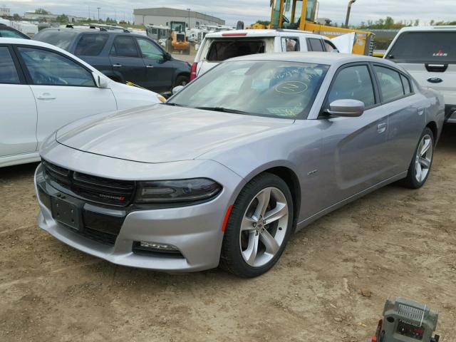 2C3CDXCT3HH563443 - 2017 DODGE CHARGER R/ GRAY photo 2