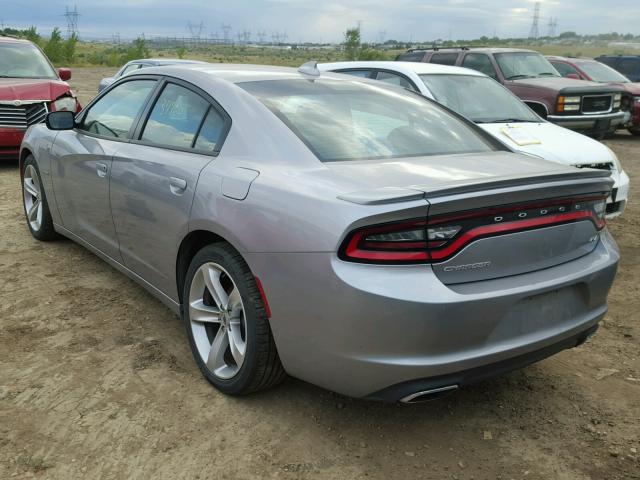 2C3CDXCT3HH563443 - 2017 DODGE CHARGER R/ GRAY photo 3