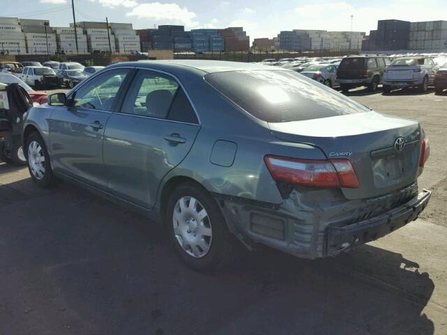4T1BE46K07U655509 - 2007 TOYOTA CAMRY NEW TURQUOISE photo 3