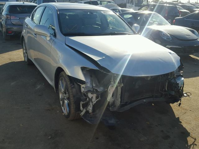 JTHBK262685053788 - 2008 LEXUS IS 250 SILVER photo 1