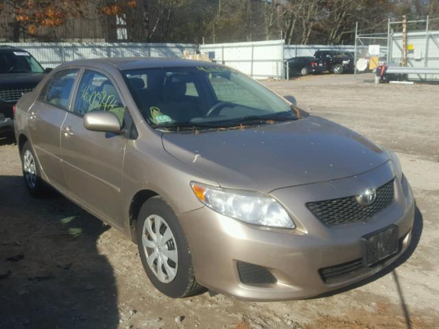 1NXBU40E19Z073346 - 2009 TOYOTA COROLLA BEIGE photo 1