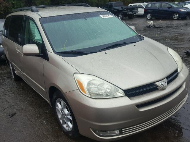 5TDZA22C35S359788 - 2005 TOYOTA SIENNA XLE GOLD photo 1