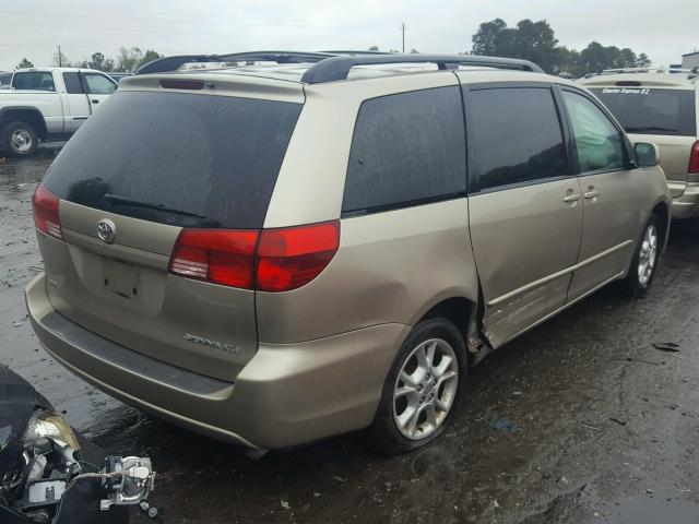 5TDZA22C35S359788 - 2005 TOYOTA SIENNA XLE GOLD photo 4