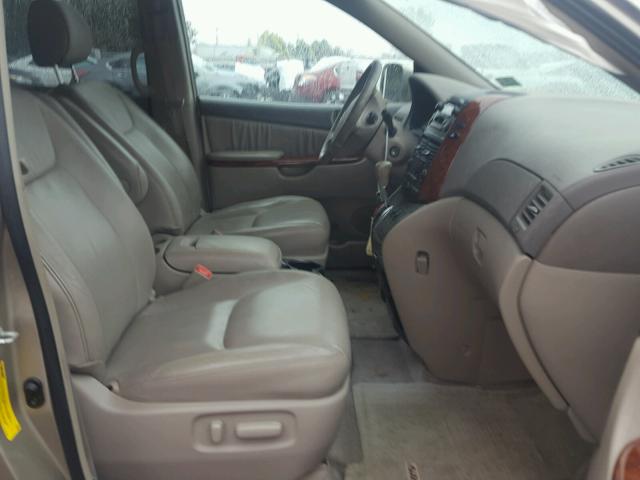 5TDZA22C35S359788 - 2005 TOYOTA SIENNA XLE GOLD photo 5