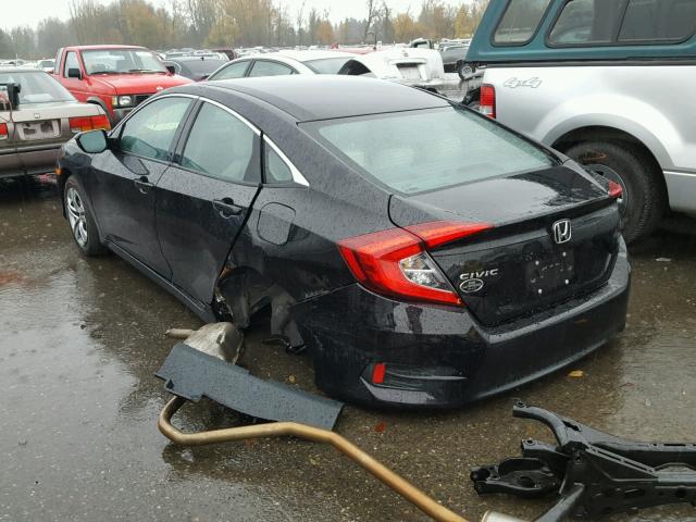 2HGFC2F57GH522289 - 2016 HONDA CIVIC LX BLACK photo 3