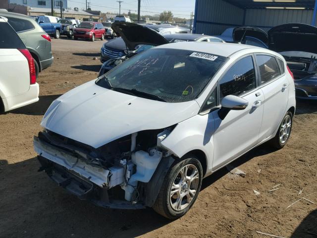 3FADP4EJ1EM203205 - 2014 FORD FIESTA SE WHITE photo 2