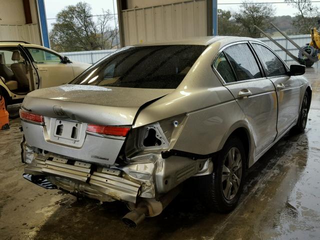 1HGCP2F62CA242384 - 2012 HONDA ACCORD SE SILVER photo 4