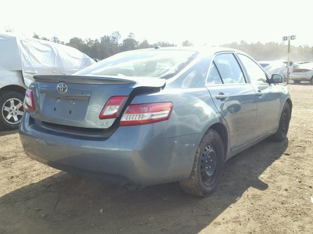 4T1BF3EK4BU679782 - 2011 TOYOTA CAMRY BASE BLUE photo 4