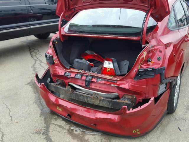 1FAHP3F29CL248751 - 2012 FORD FOCUS SE RED photo 9