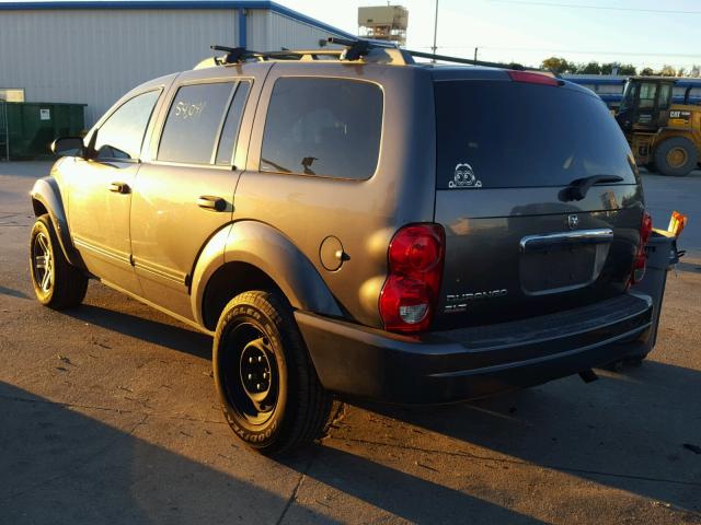 1D8HD48K04F100771 - 2004 DODGE DURANGO SL GRAY photo 3