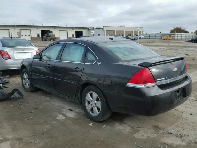 2G1WT58K189245226 - 2008 CHEVROLET IMPALA BLACK photo 3