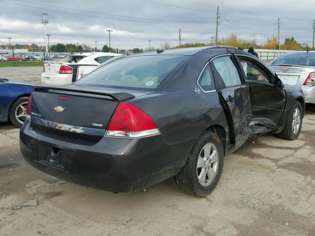 2G1WT58K189245226 - 2008 CHEVROLET IMPALA BLACK photo 4