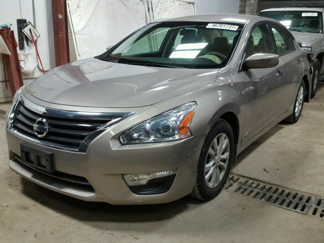 1N4AL3AP1EN382144 - 2014 NISSAN ALTIMA GOLD photo 2