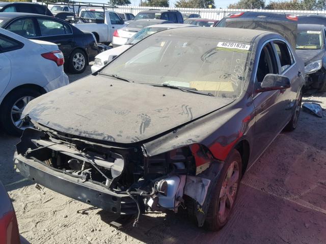 1G1ZC5E13BF206029 - 2011 CHEVROLET MALIBU 1LT BLACK photo 2