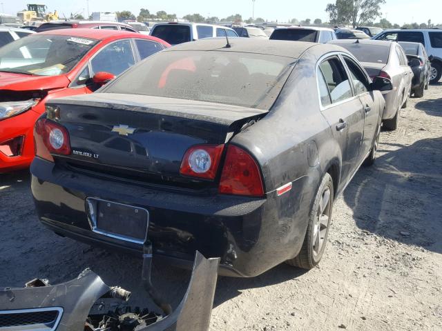 1G1ZC5E13BF206029 - 2011 CHEVROLET MALIBU 1LT BLACK photo 4