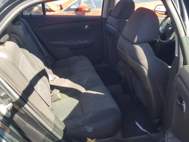 1G1ZC5E13BF206029 - 2011 CHEVROLET MALIBU 1LT BLACK photo 6