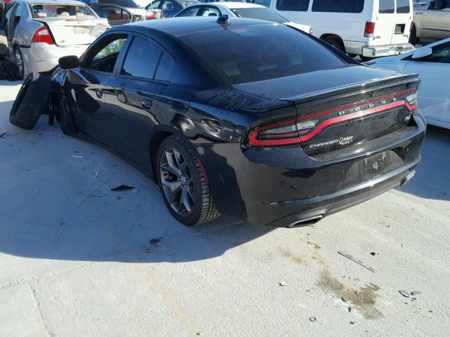 2C3CDXCT7FH813666 - 2015 DODGE CHARGER R/ BLACK photo 3