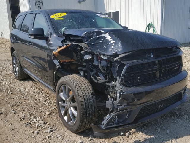 1C4RDJDG6HC870225 - 2017 DODGE DURANGO GT BLACK photo 1