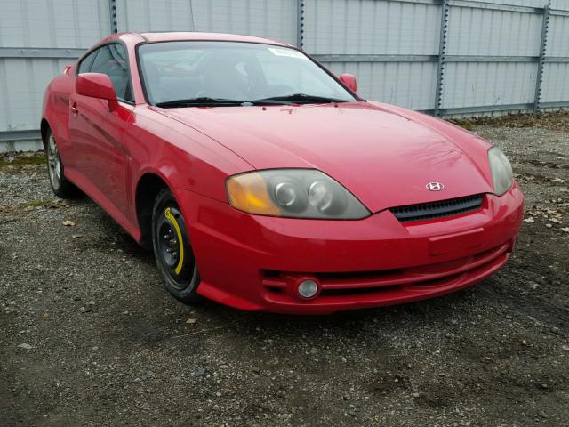 KMHHN65F94U133578 - 2004 HYUNDAI TIBURON GT RED photo 1