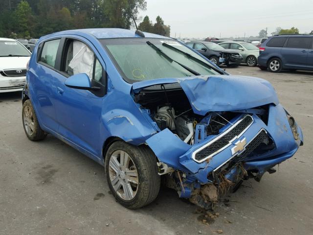 KL8CD6S92FC784309 - 2015 CHEVROLET SPARK 1LT BLUE photo 1