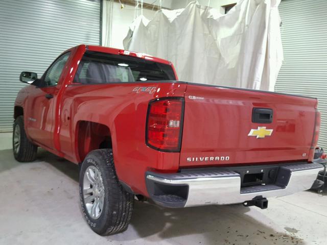 1GCNKREC4EZ159775 - 2014 CHEVROLET SILVERADO RED photo 3